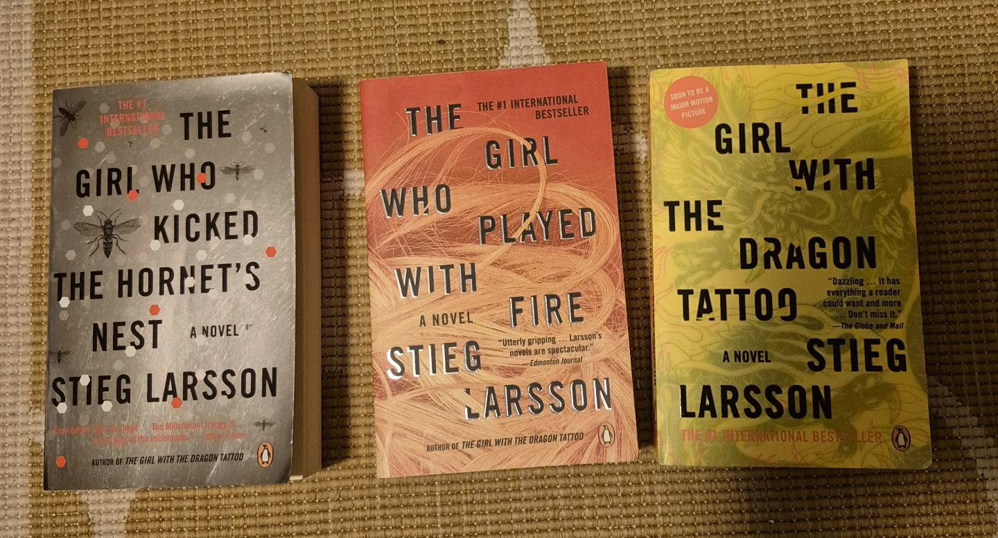 Millennium Trilogy Books by Stieg Larsson