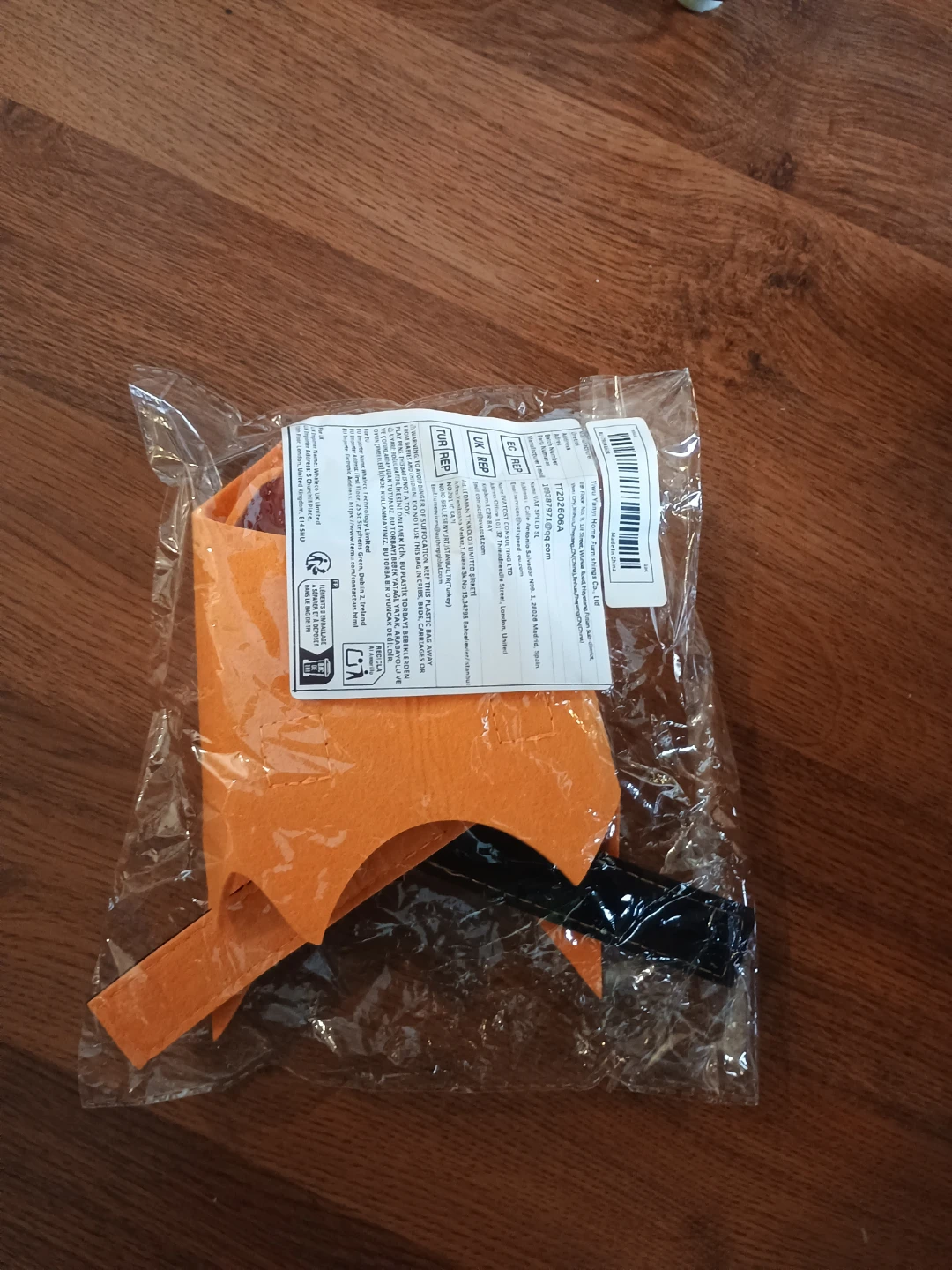 Dog or cat Orange Bat Costume Wings Size XS - photo 4