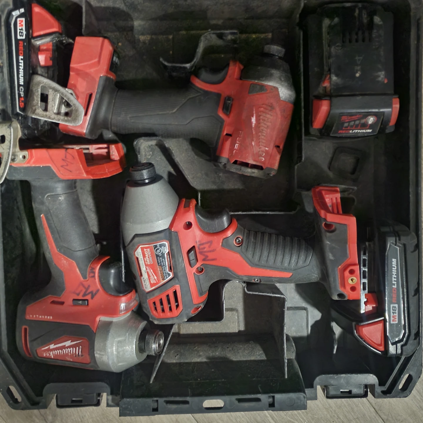 Milwaukee M18 Impact Driver and Drill Combo Set