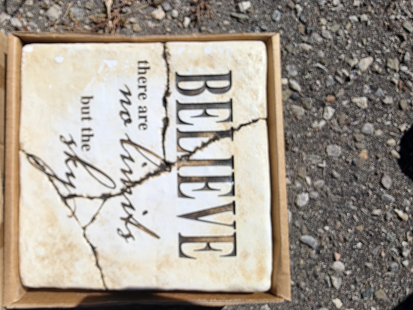 Believe Decorative Stone Tile