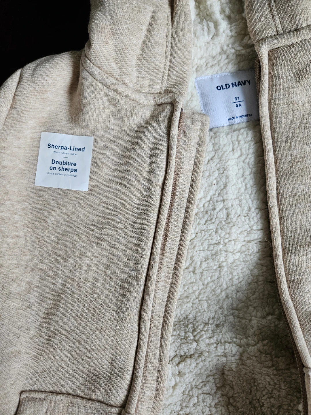 Old Navy Sherpa-Lined Hoodie, 5T (New with Tags) - photo 2