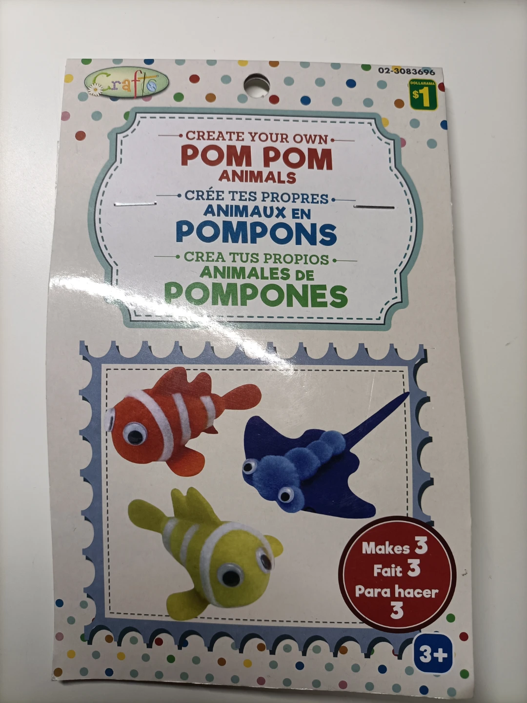 🏈Crafts Pom Pom Animals Craft Kit