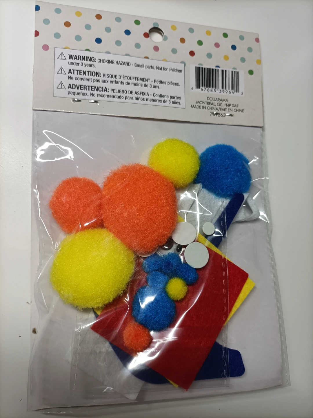 🏈Crafts Pom Pom Animals Craft Kit - photo 2