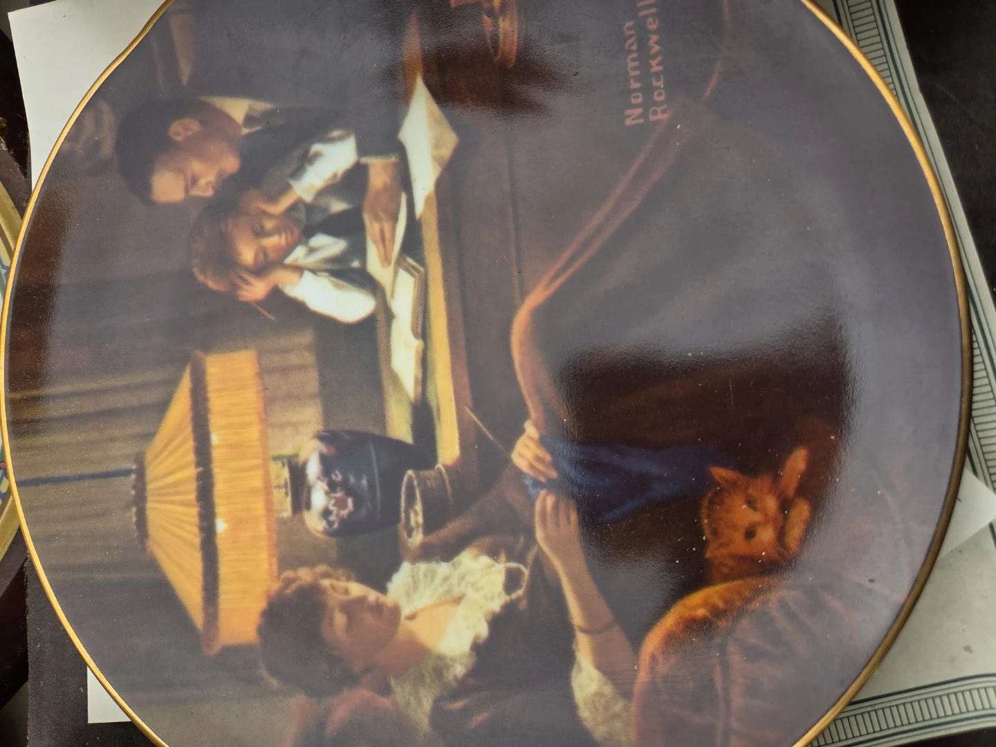 Norman Rockwell Sitting Pretty Collector Plate - photo 2