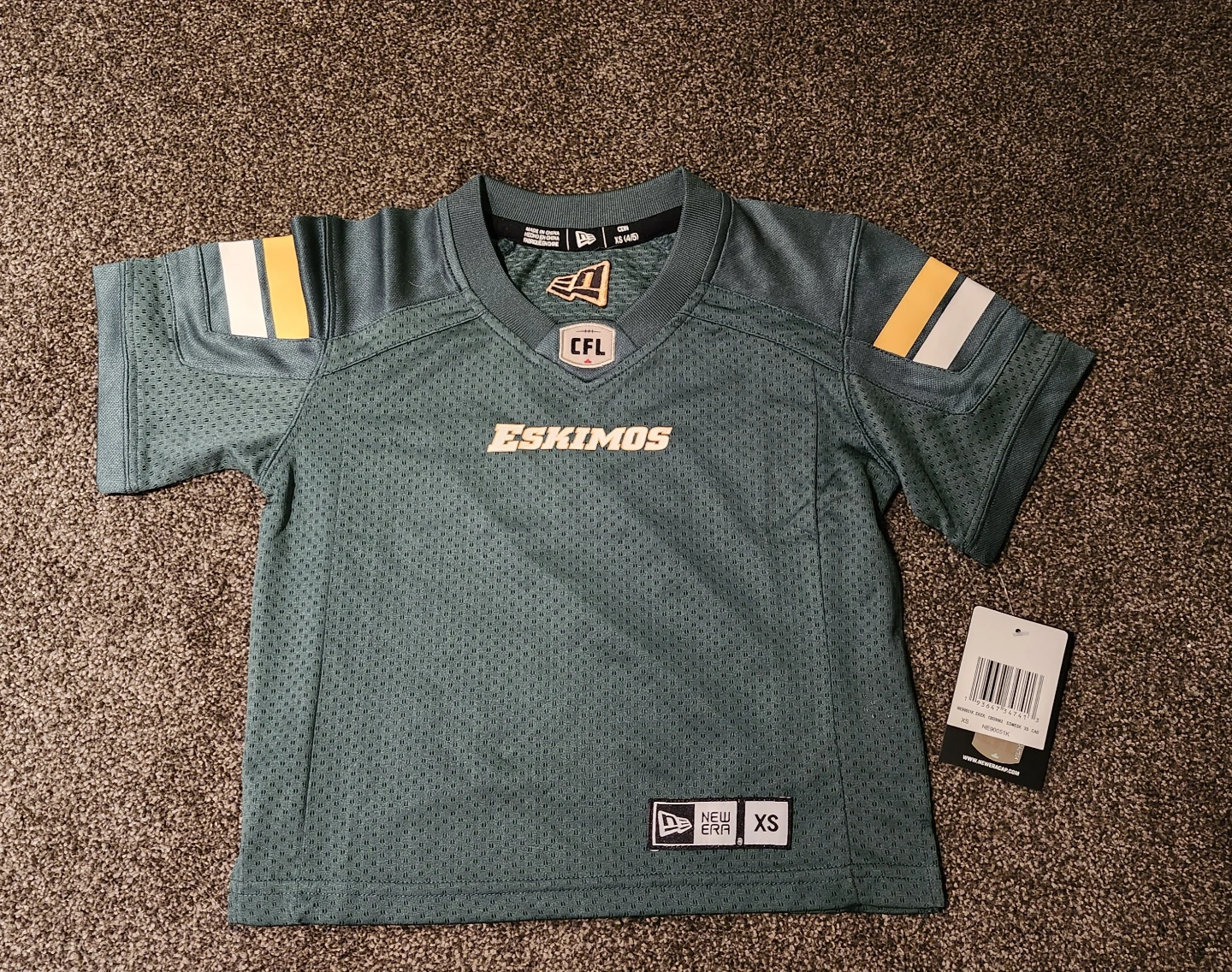 New Era Edmonton Eskimos Youth Jersey XS