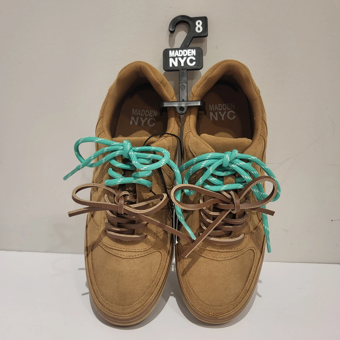 Womems Madden NYC Tan Sneakers