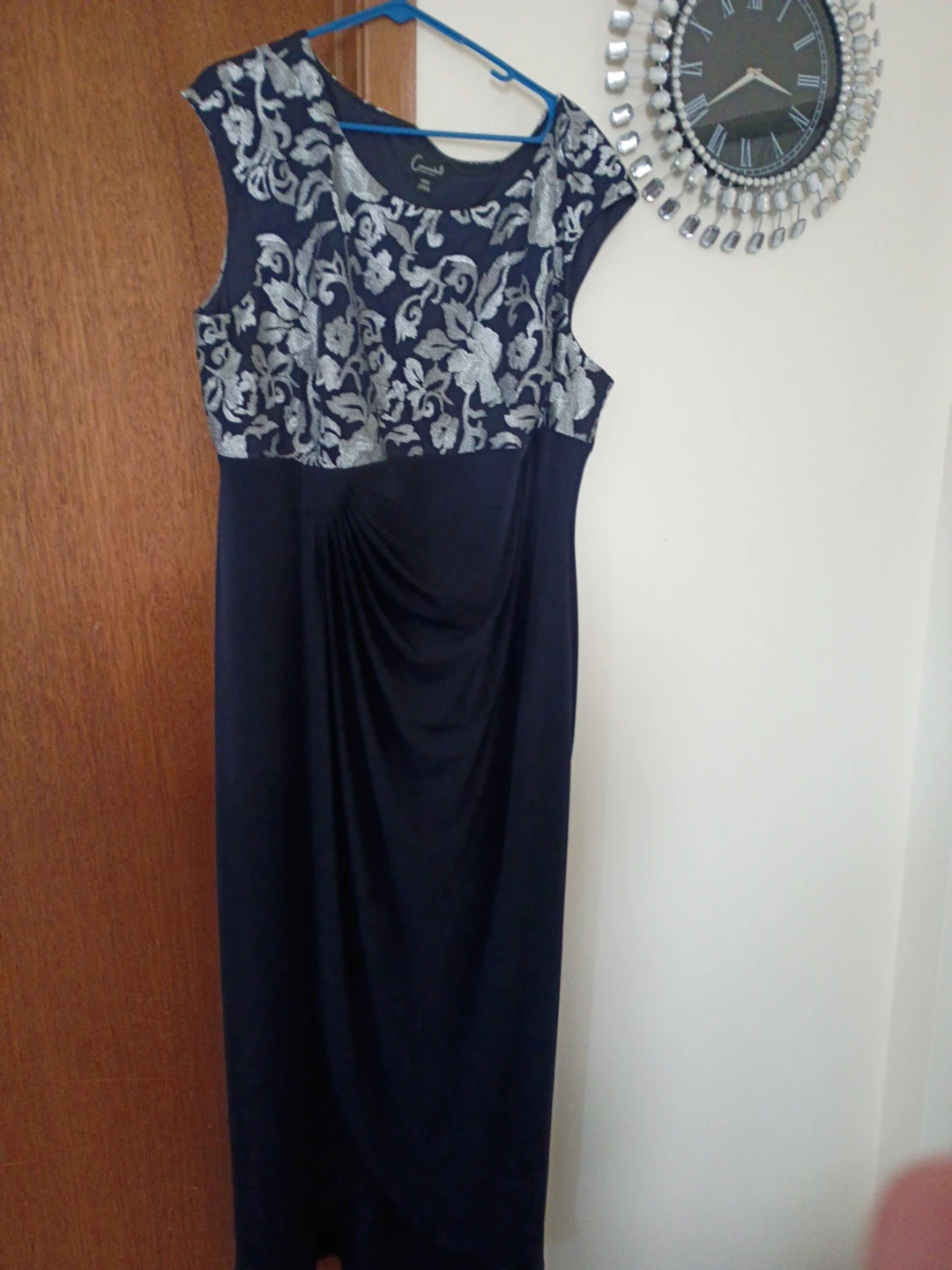 Connected Apparel Navy Floral Dress - photo 2