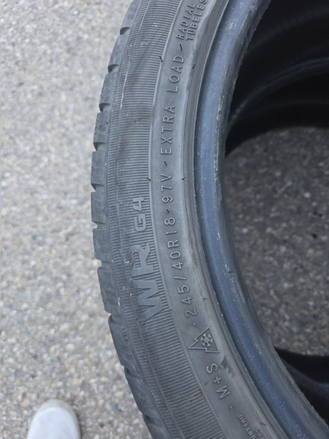 2 tires  245/40R18 Nokian Tyres WR G4 - photo 5