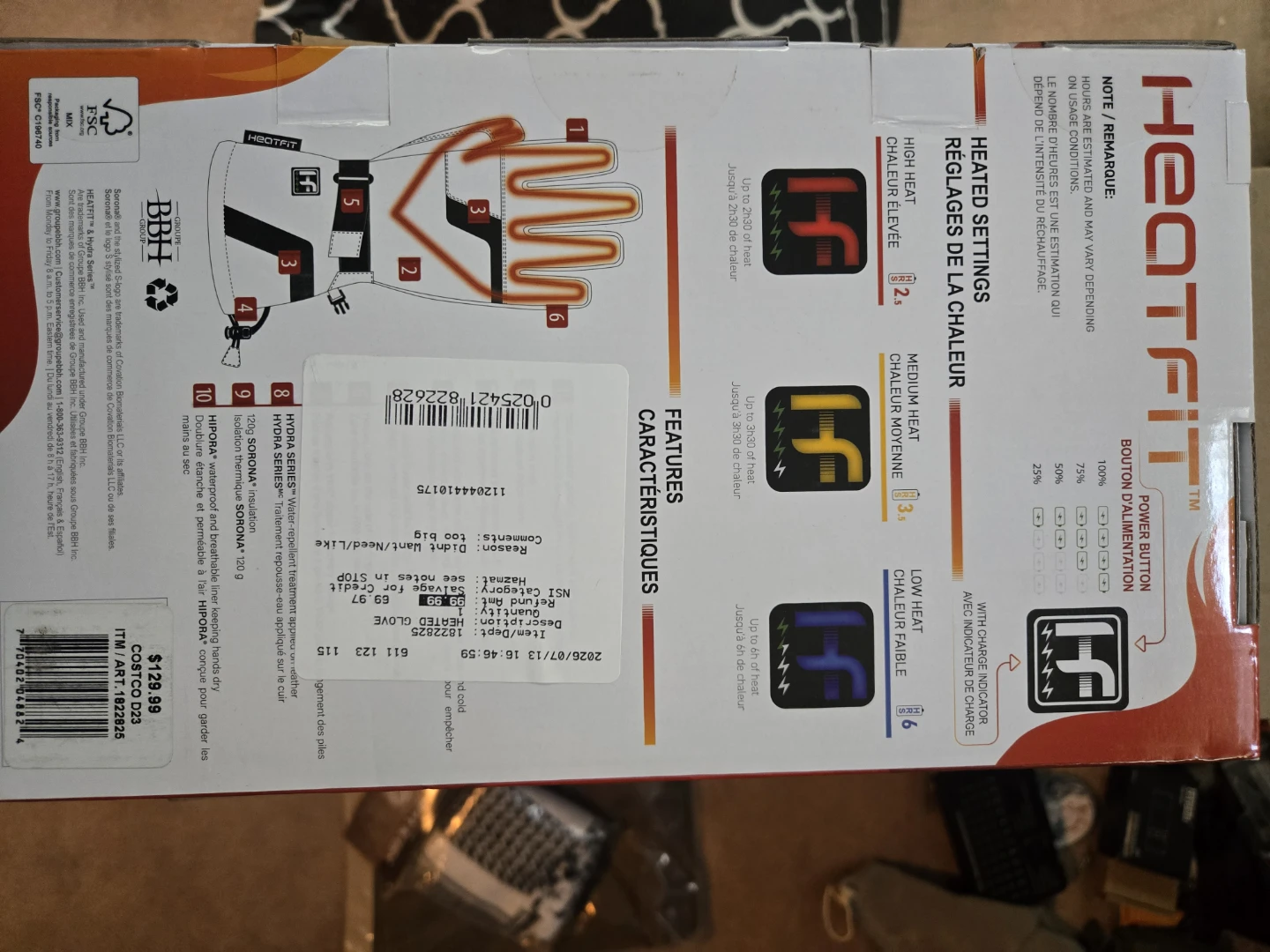 Heatfit Heated Gloves - Medium - photo 2