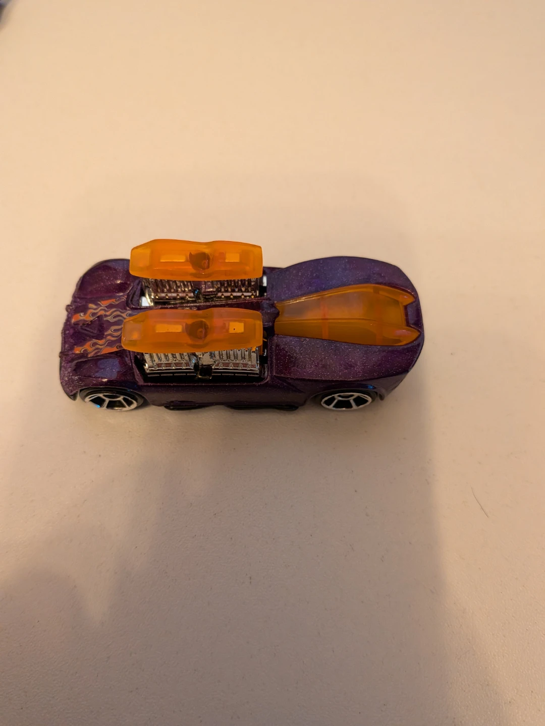 Mattel McDonald's Hot Wheels Purple Toy Car