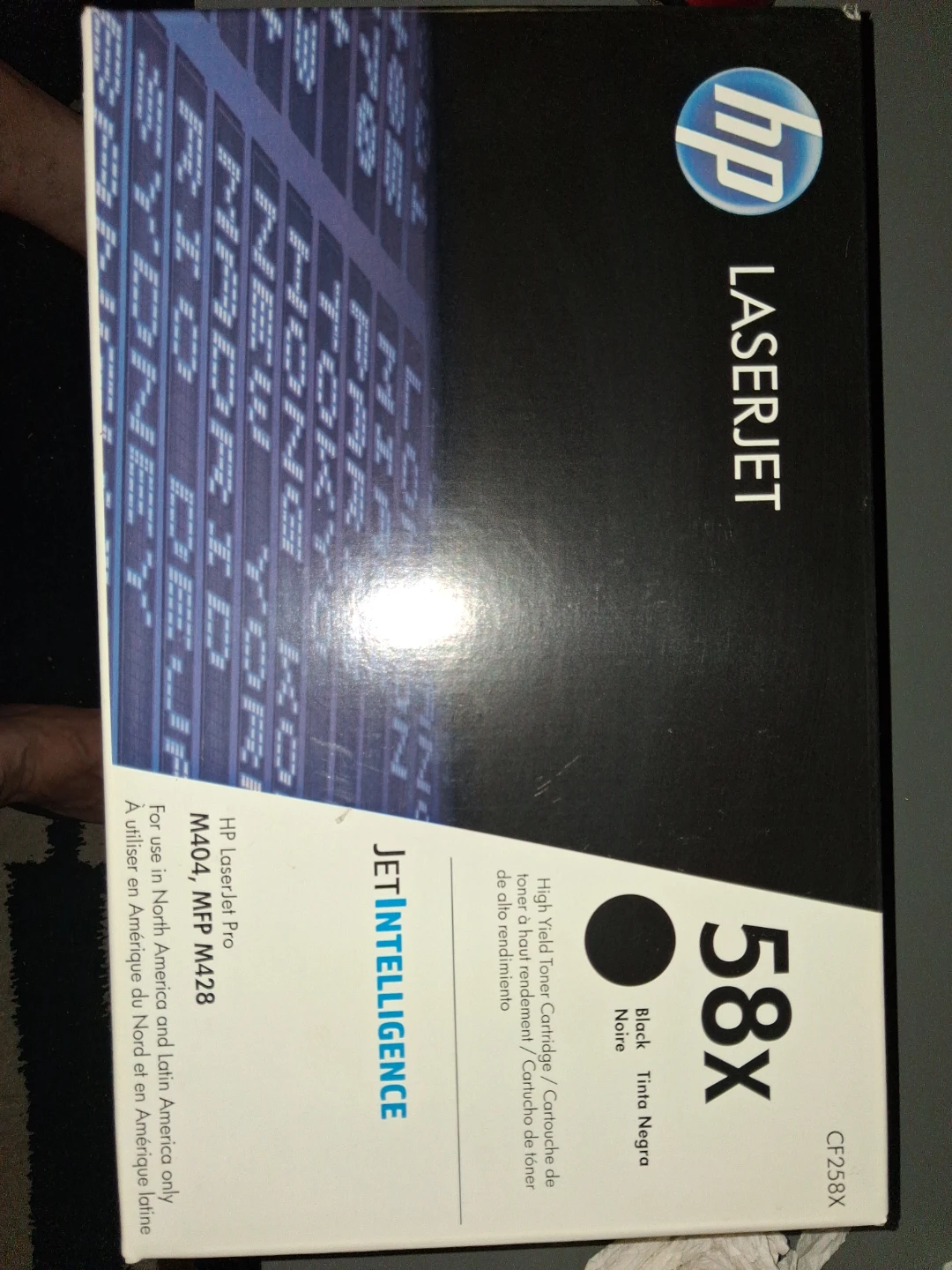 HP LaserJet 58X High Yield Toner Cartridge CF258X Black