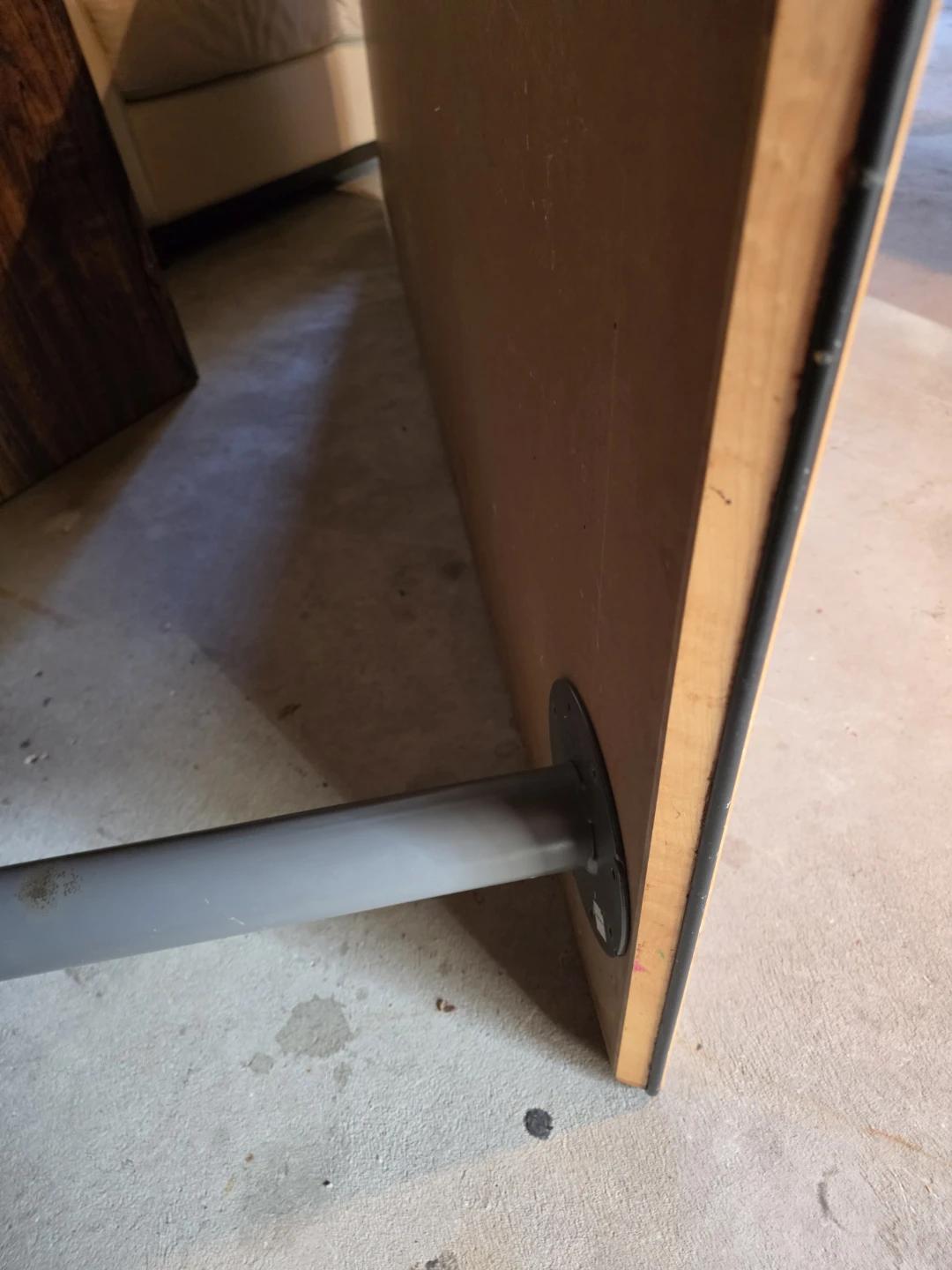 Wood Laminate Table Top with Metal Legs - photo 2