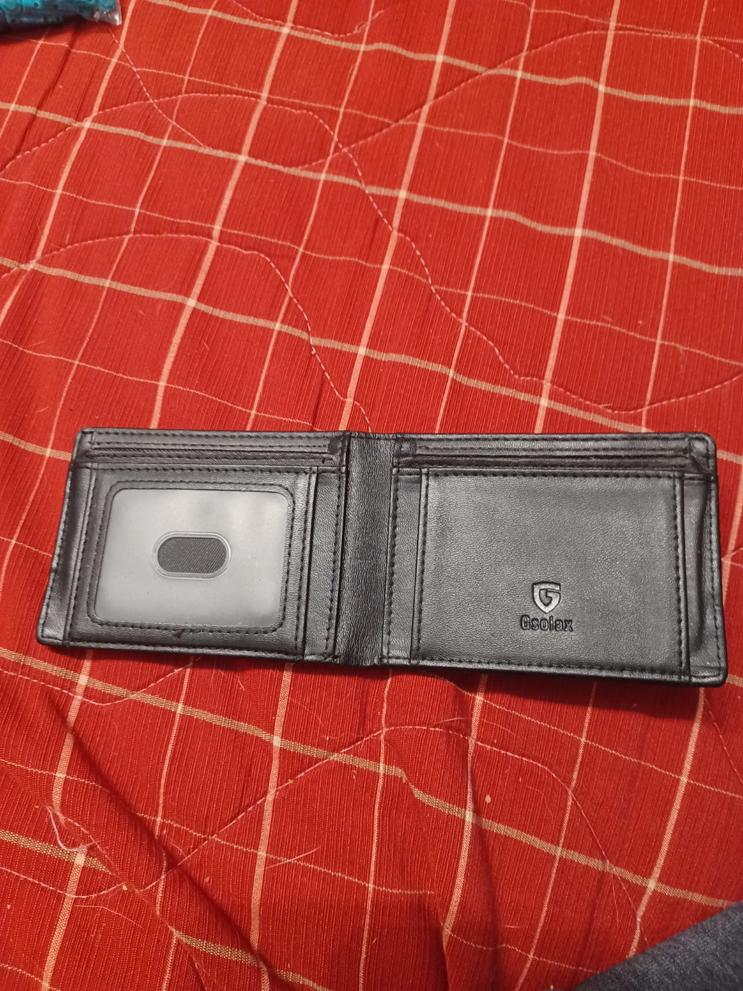 Gsolax black leather bifold wallet - photo 2