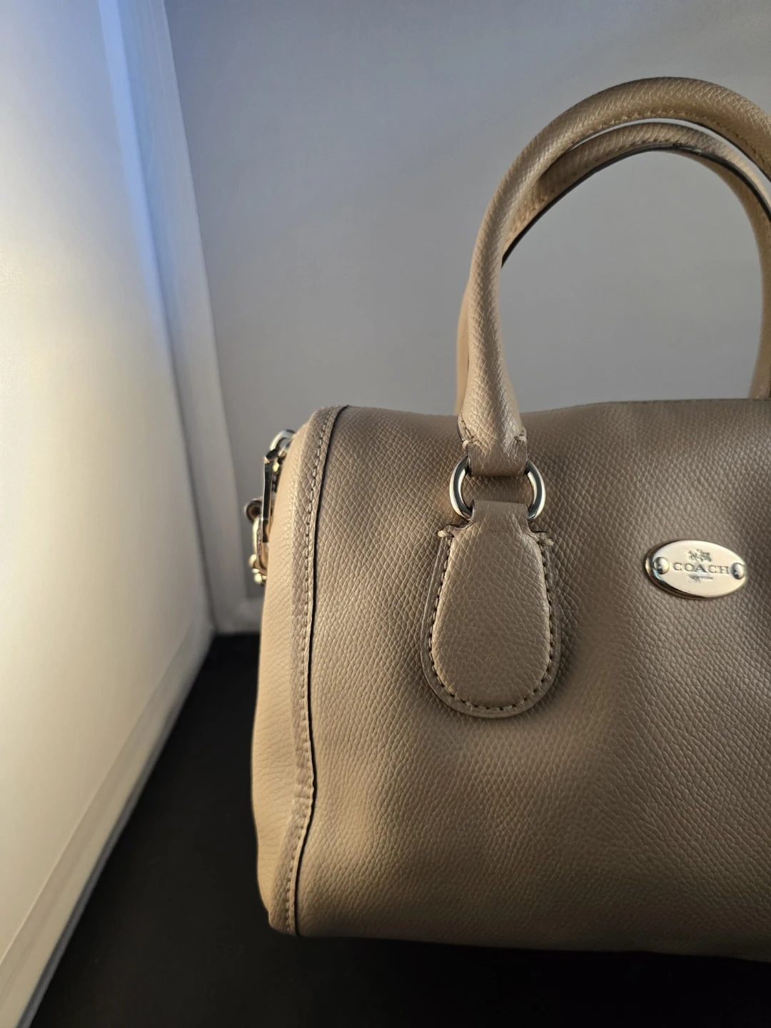 Coach Leather Satchel Handbag - photo 5