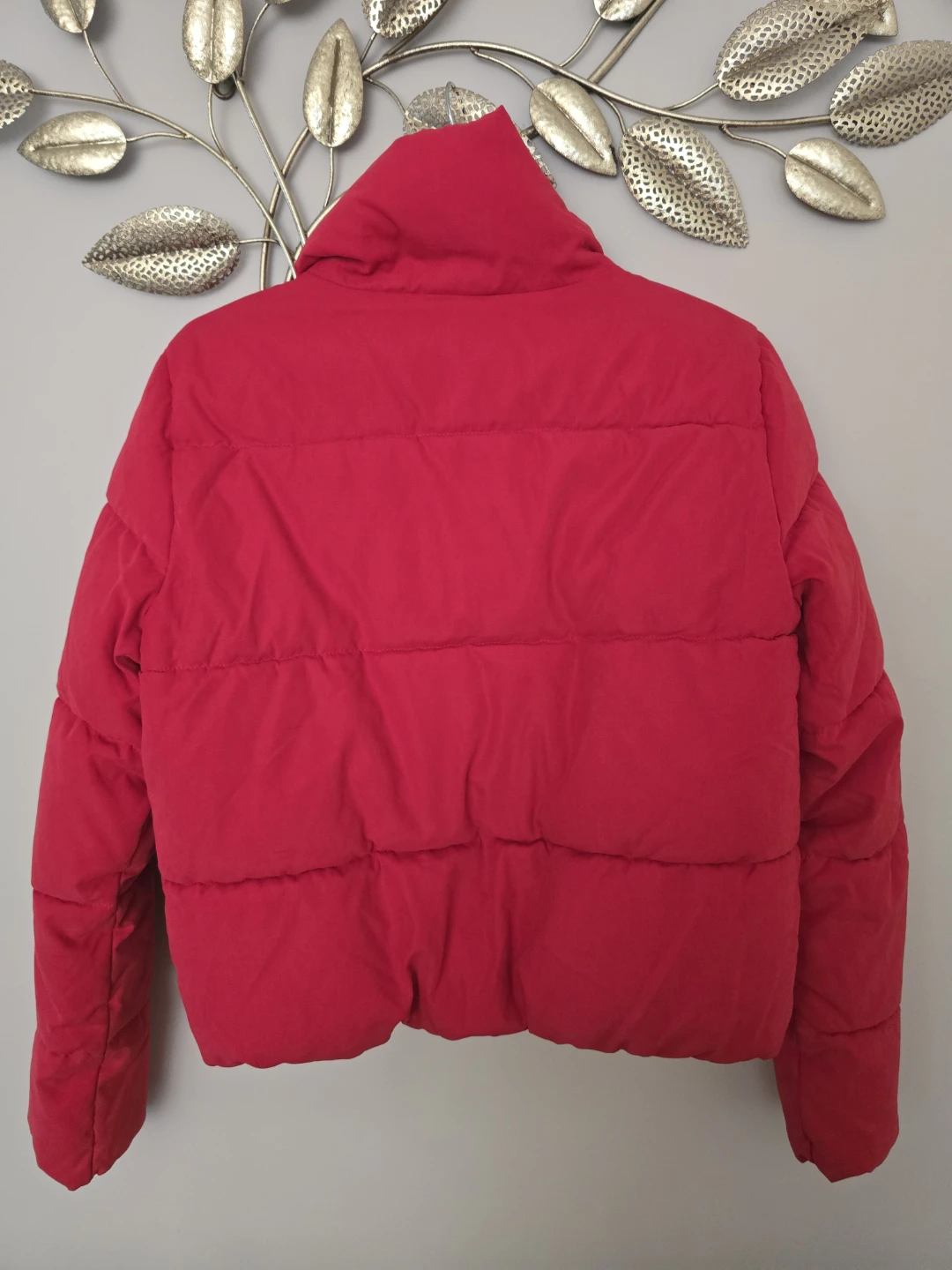 ONLY Red Puffer Jacket Size S - photo 2
