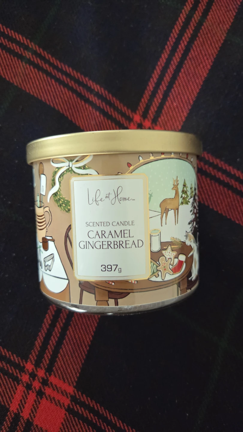 Caramel Gingerbread Scented Candle