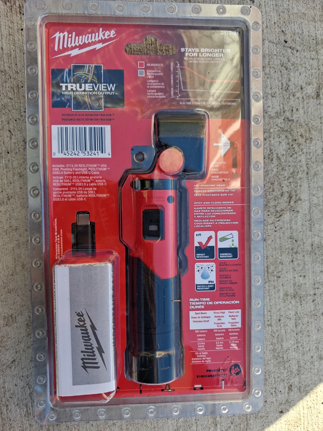 Milwaukee 500L Pivoting REDLITHIUM USB Flashlight - photo 2
