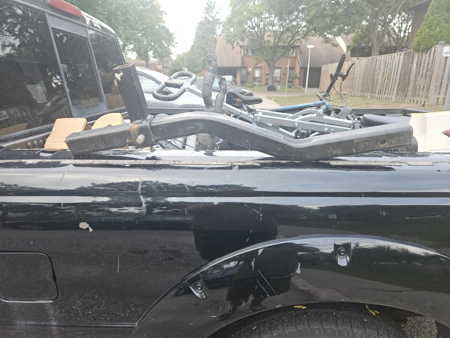 Hitch-Mounted Bicycle Carrier