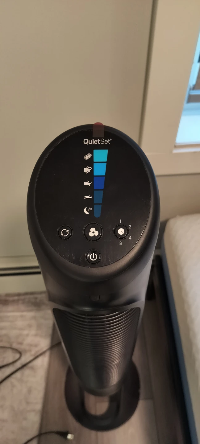 Honeywell Quiet Set 5-Speed Oscillating Tower Fan - photo 2