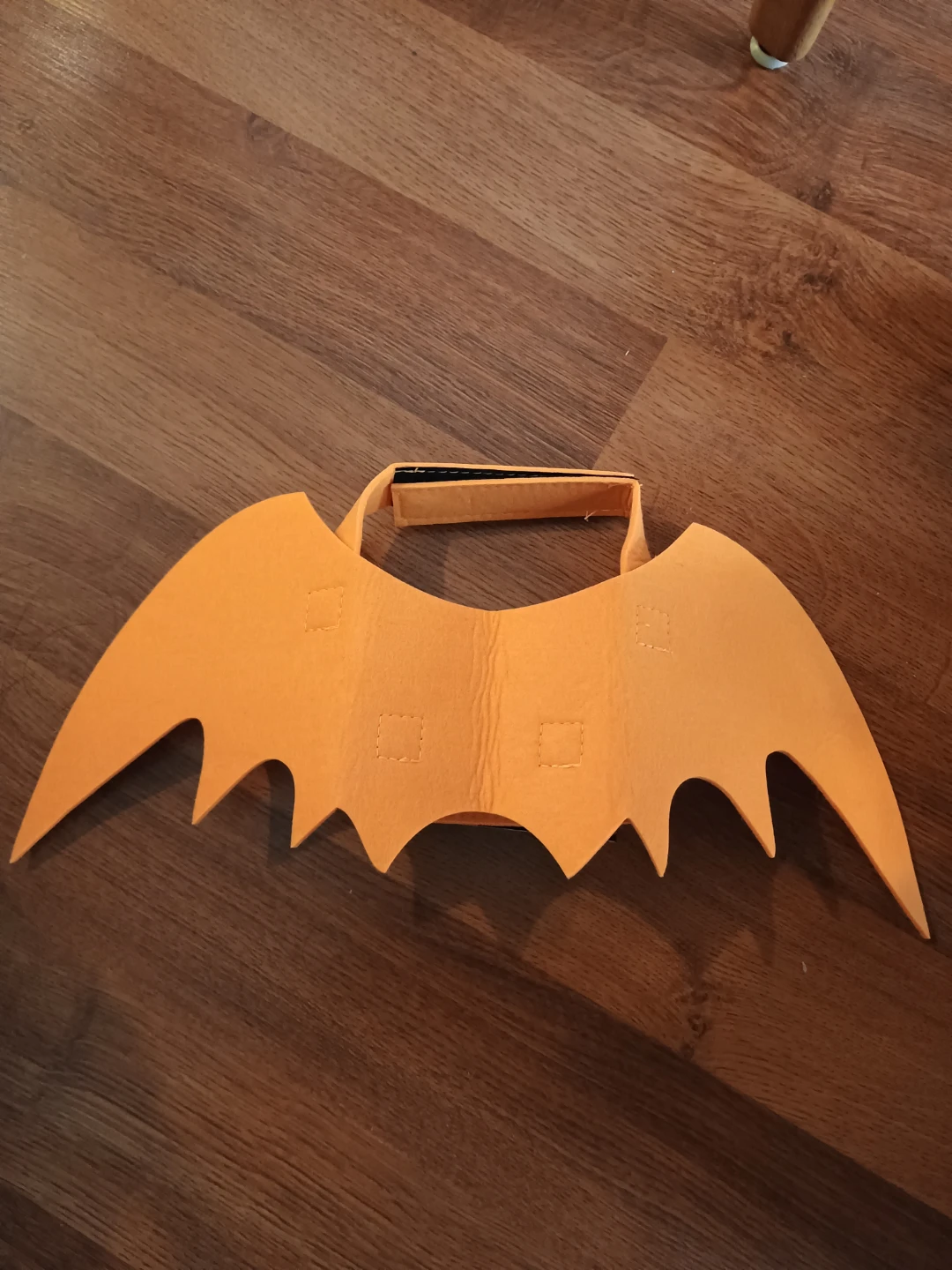 Dog or cat Orange Bat Costume Wings Size XS