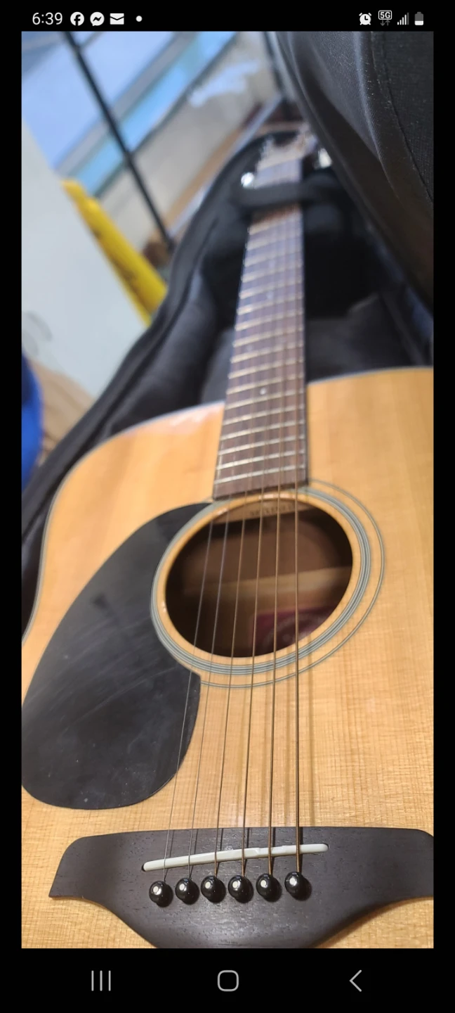 Yamaha FG700S Acoustic Guitar left handed with Case - photo 2