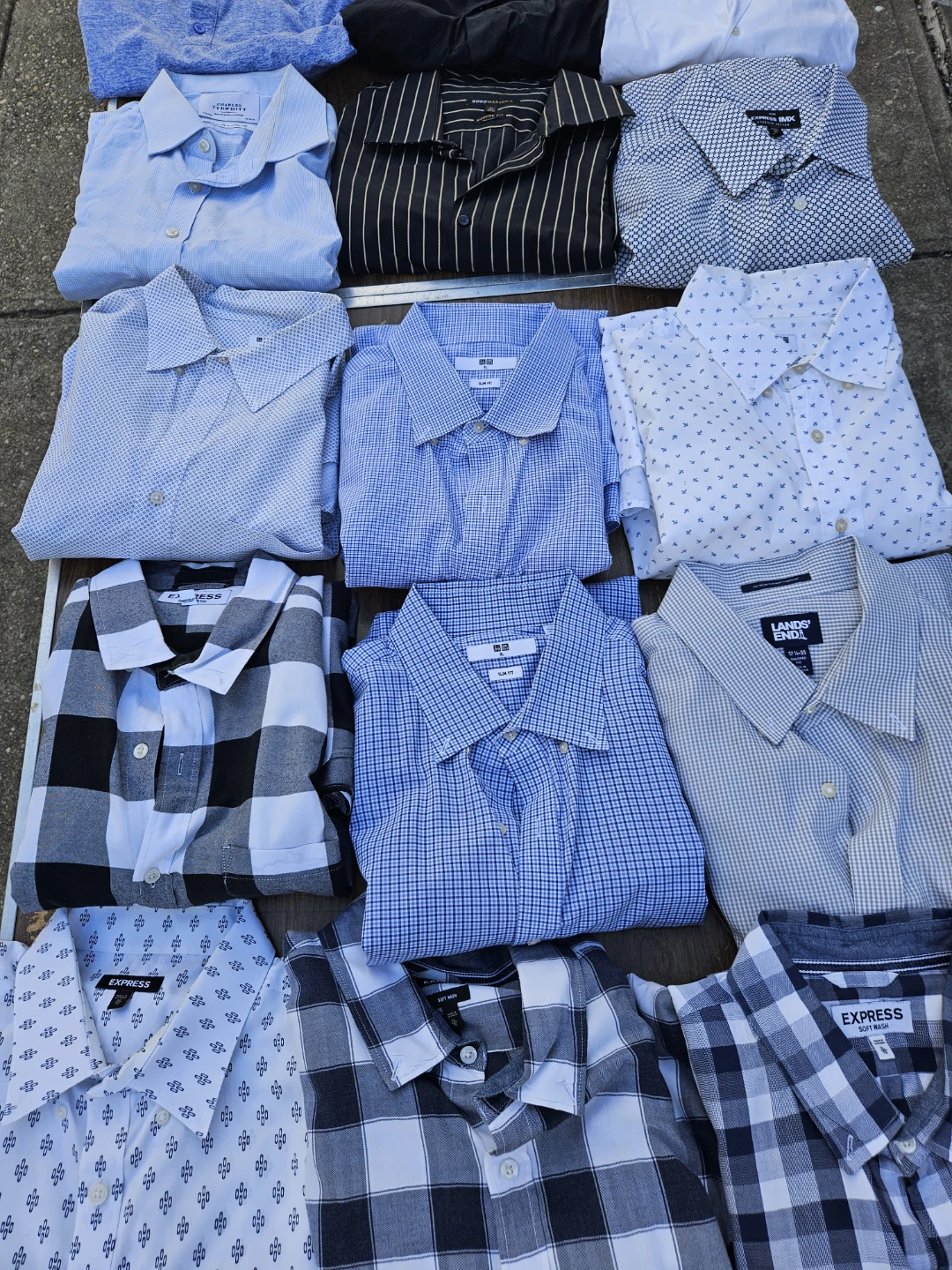 35 mens Express shirts ..xlarge slim fit - photo 2