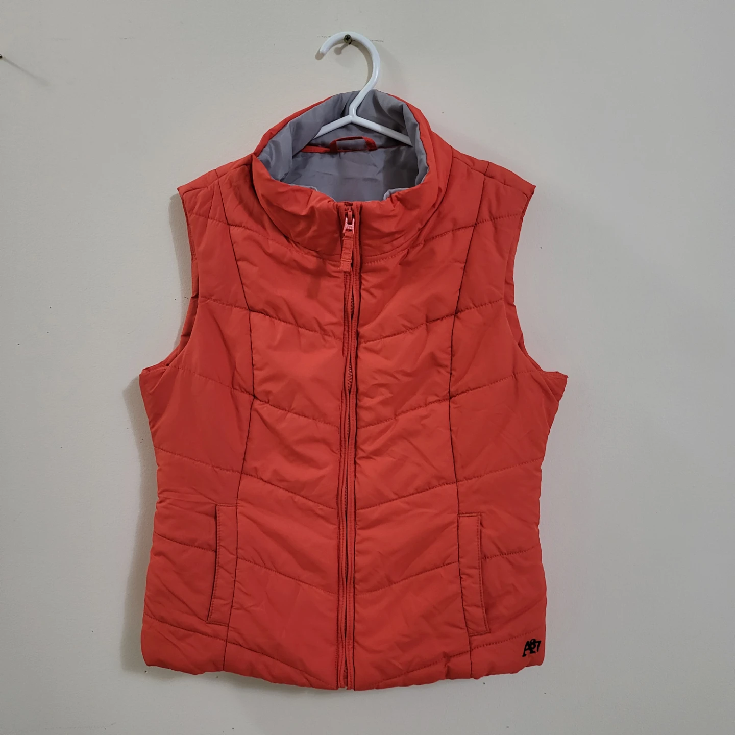 Aéropostale Quilted Puffer Vest – Coral / Size S - photo 2