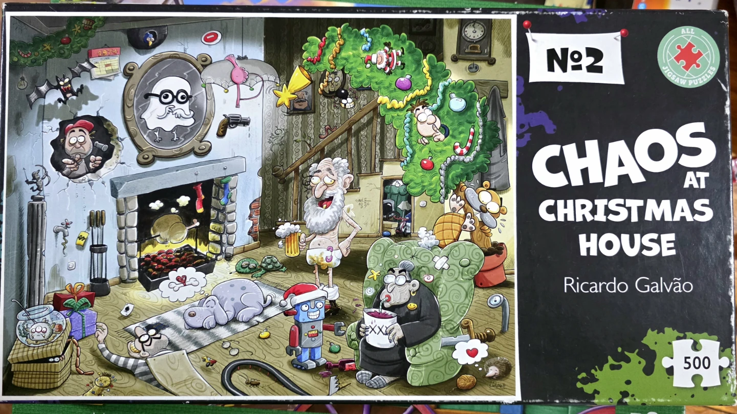 Chaos at Christmas House Jigsaw Puzzle 500 Pieces - photo 2