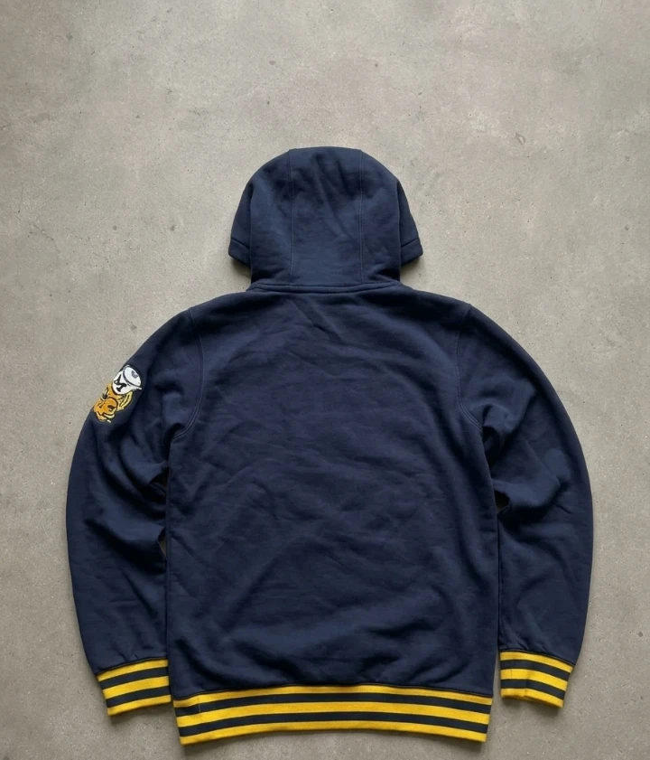 Nike Michigan Wolverines Hoodie Navy Yellow - photo 2
