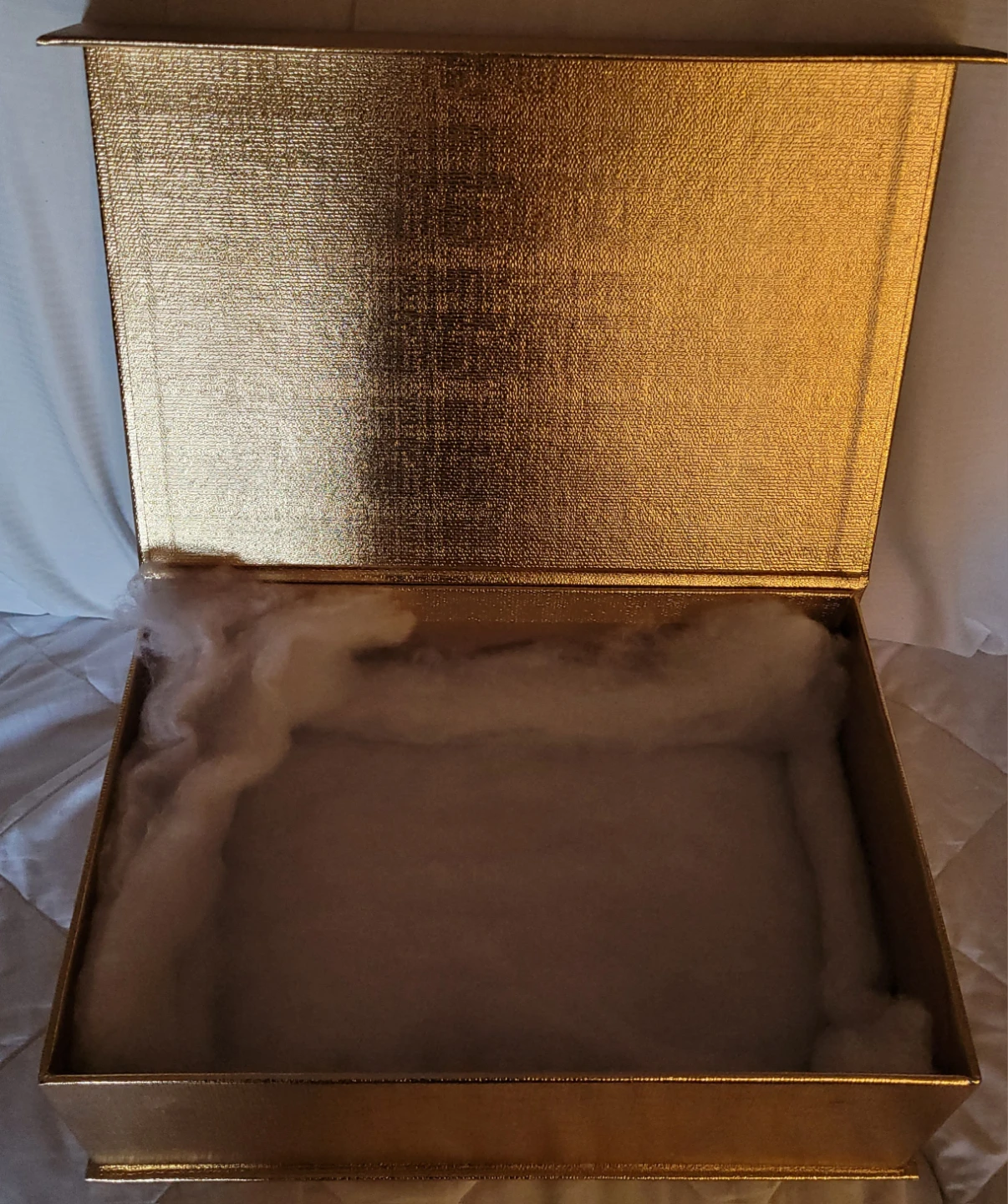 Set of 3 Decorative Gold Boxes - photo 5