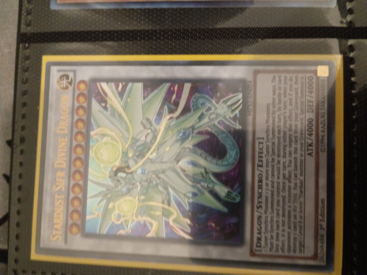 Stardust Sifr Divine Dragon Yu-Gi-Oh! 🏈