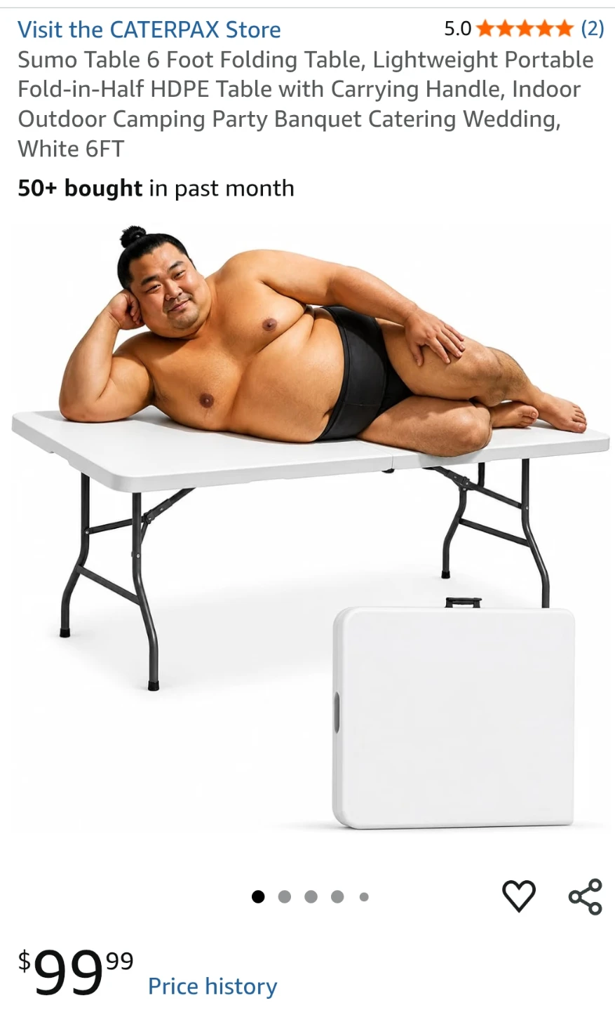 **OFFER** Sumo 6ft Folding Table