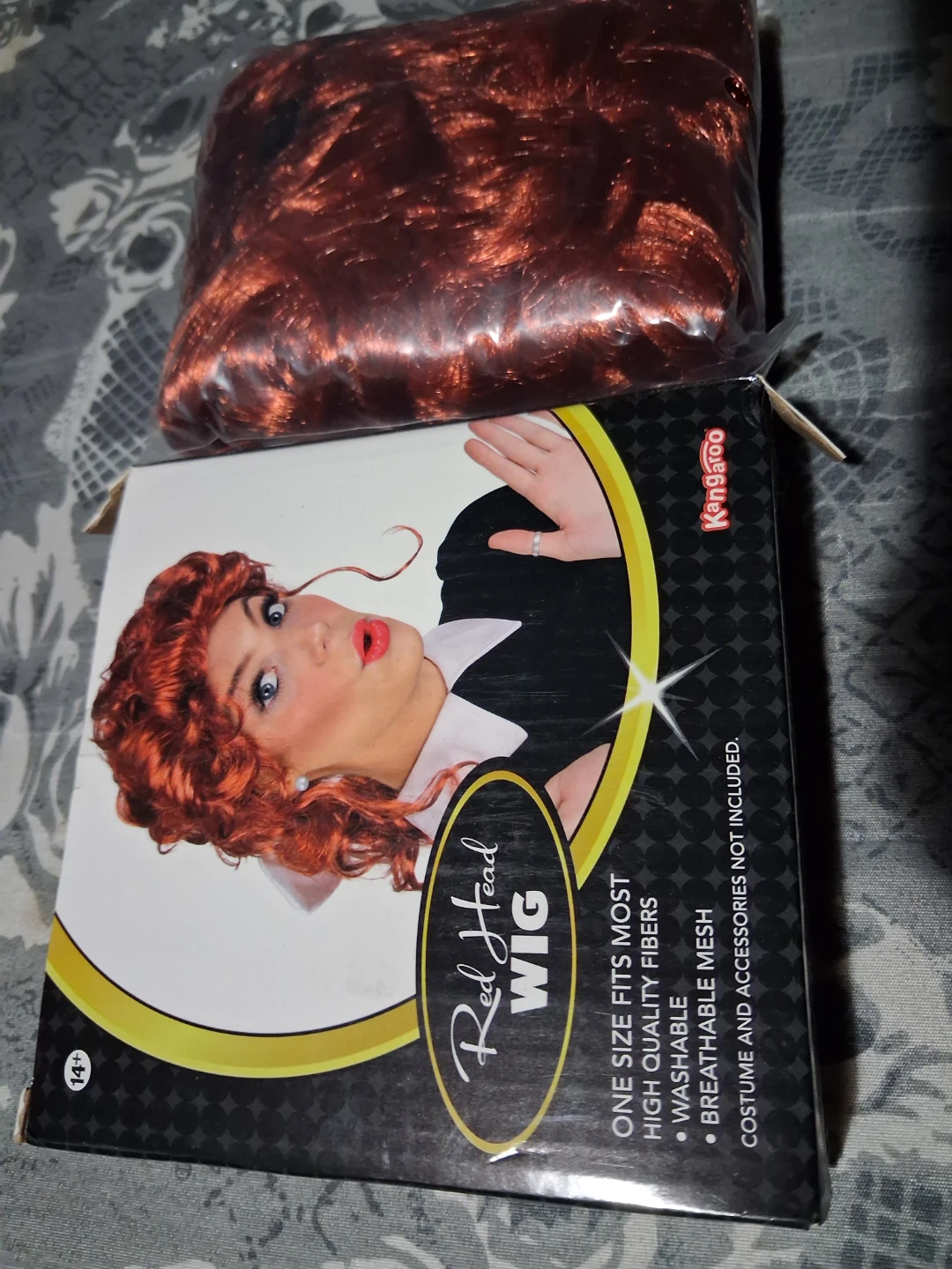 Kangaroo Red Head Wig