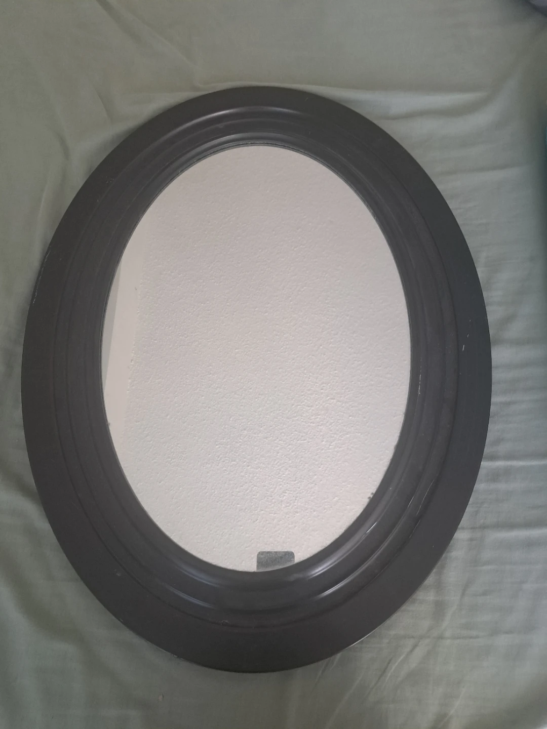 Oval Black Wall Mirror - photo 3