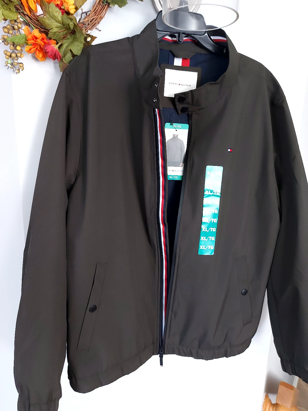 New Tommy Hilfiger Olive Jacket XL