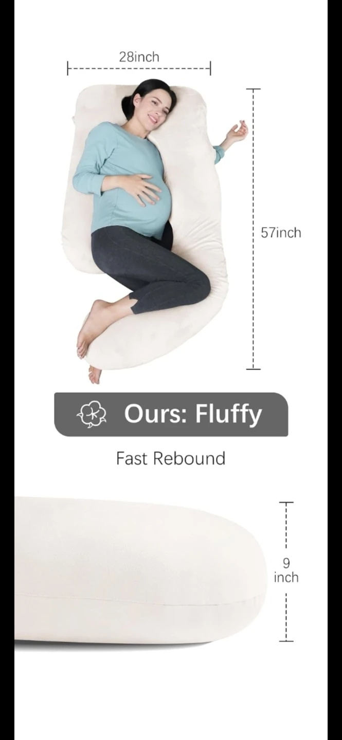 U-Shaped Pregnancy Pillow - photo 3