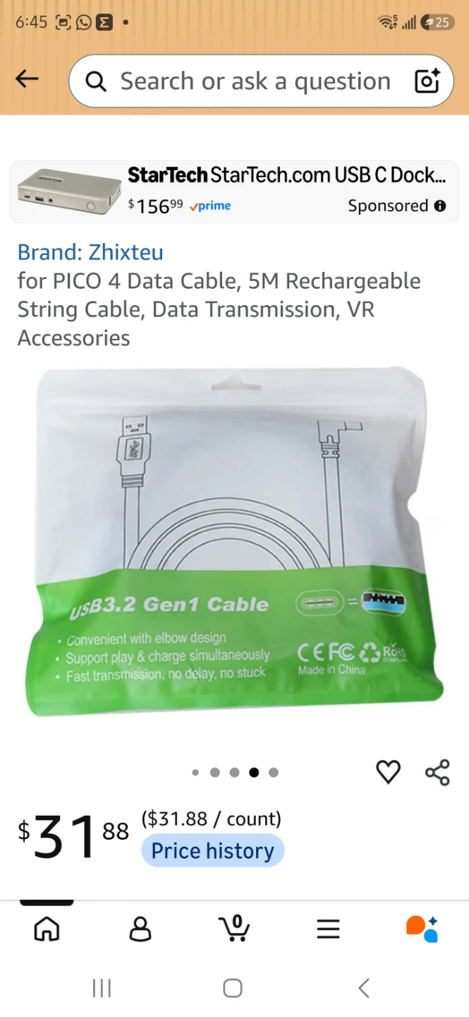 New USB 3.2 Gen1 Cable 5M, Yes available, in Millwoods - photo 3