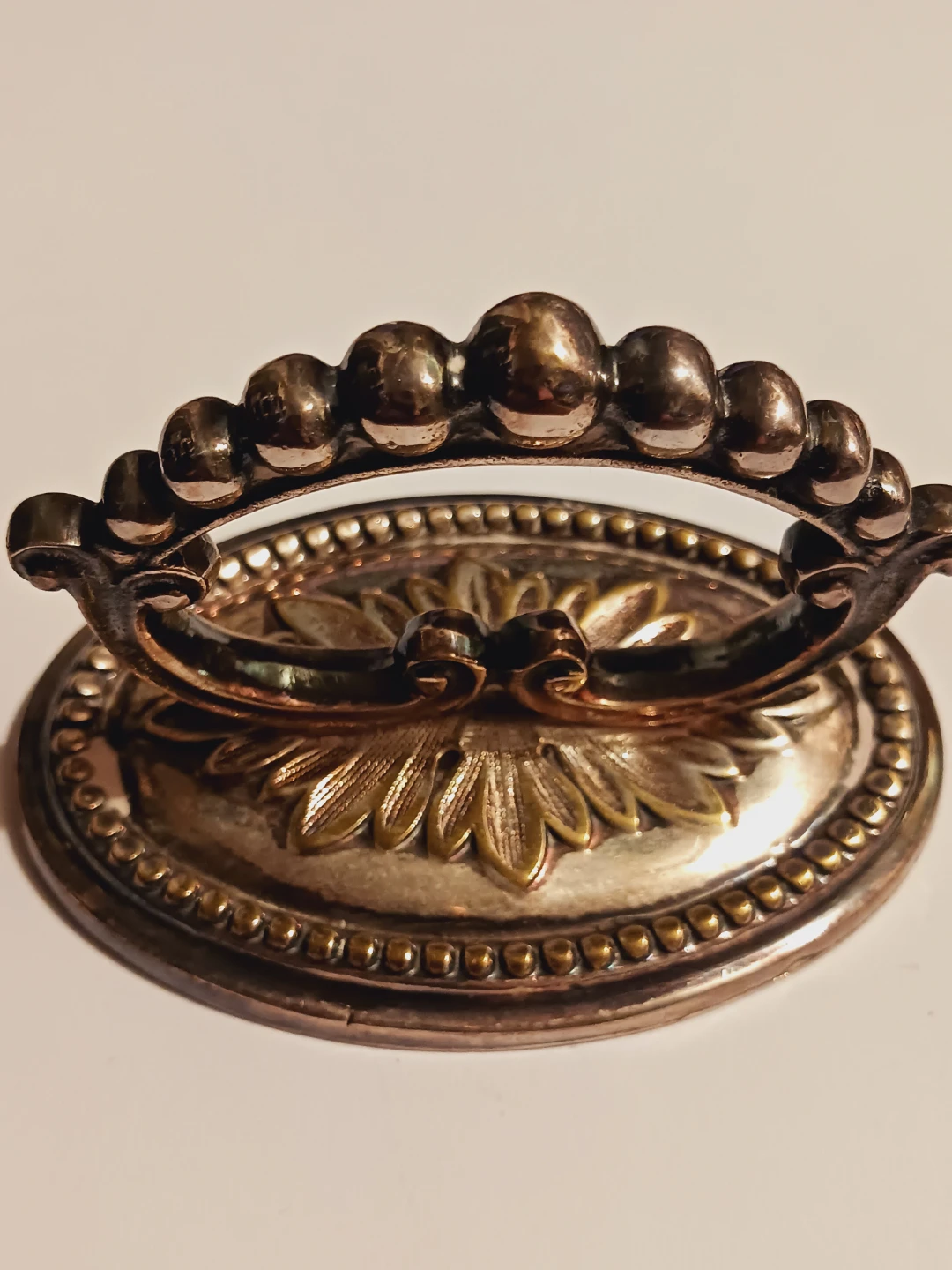 Vintage Metal Drawer Pull Handle - photo 3