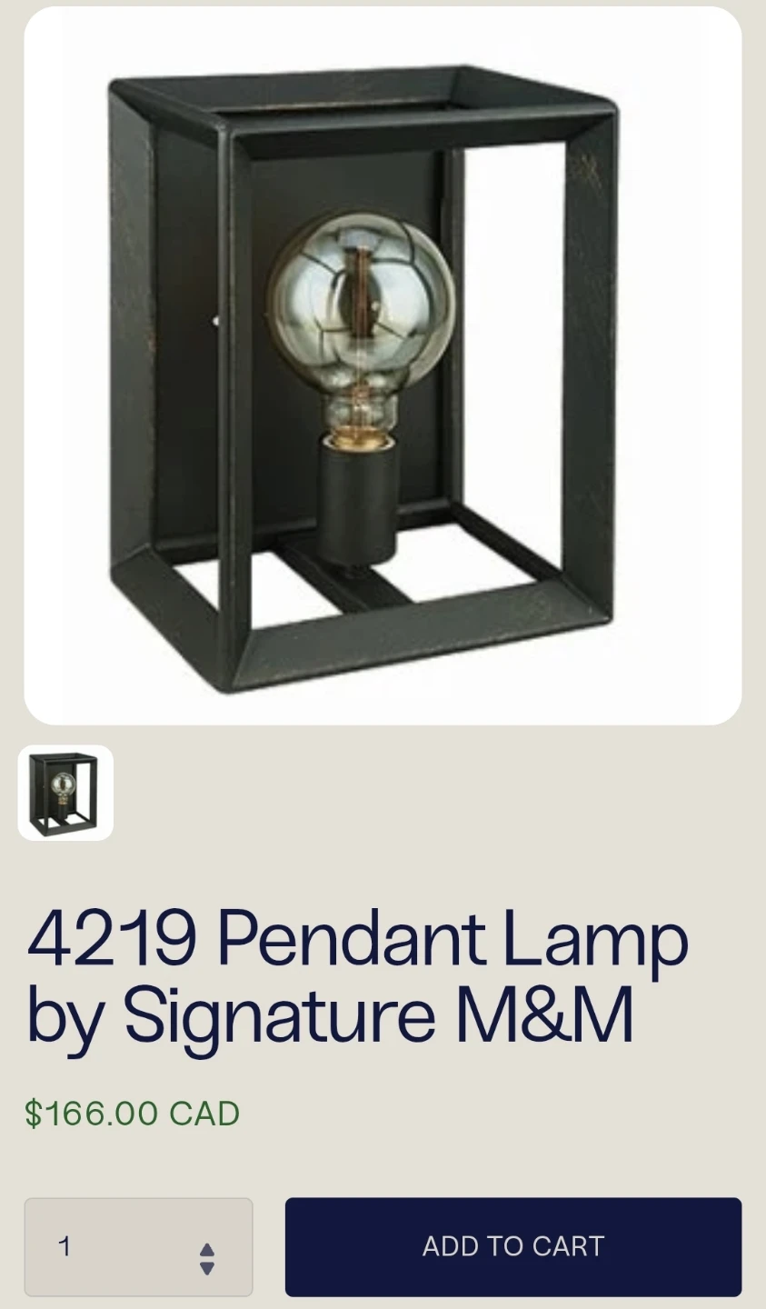 Signature M&M 4219 Wall Fixture - photo 2