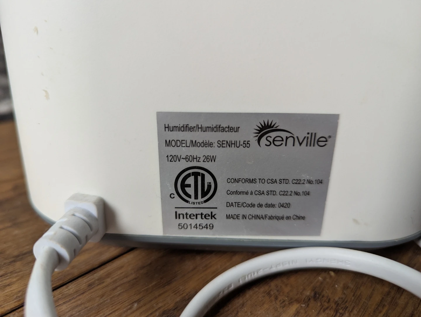 Senville SENHU-55 Humidifier - photo 3