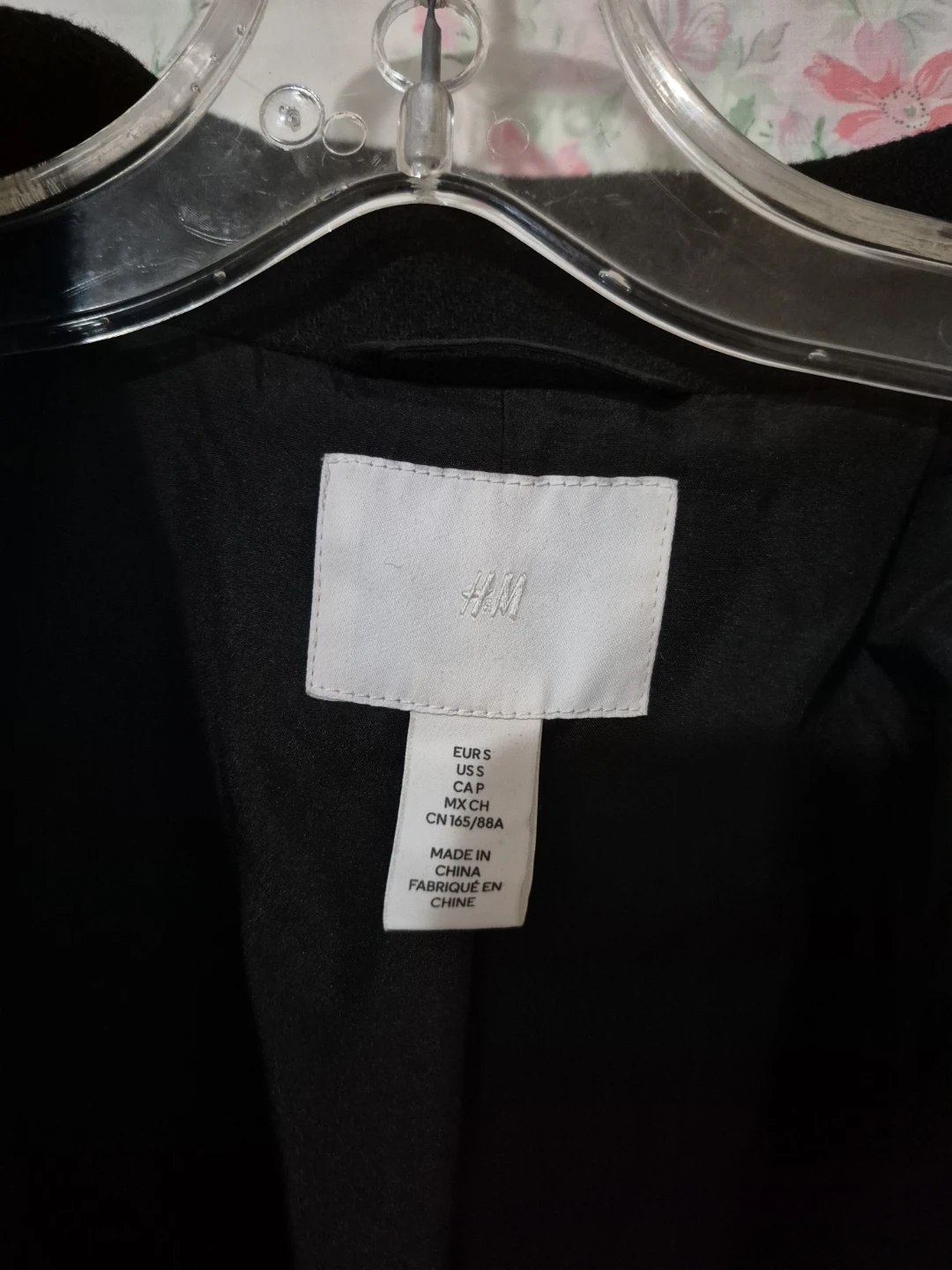 H&M Black Coat Small - photo 5