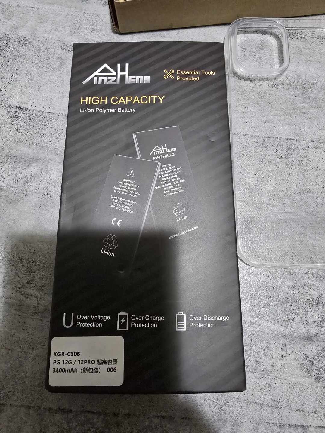 PINZHENG Battery For iPhone 12 pro (3400mah) - photo 2