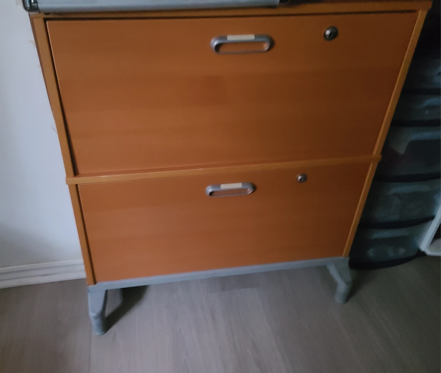 Wooden Cabinet with Doors and Drawers