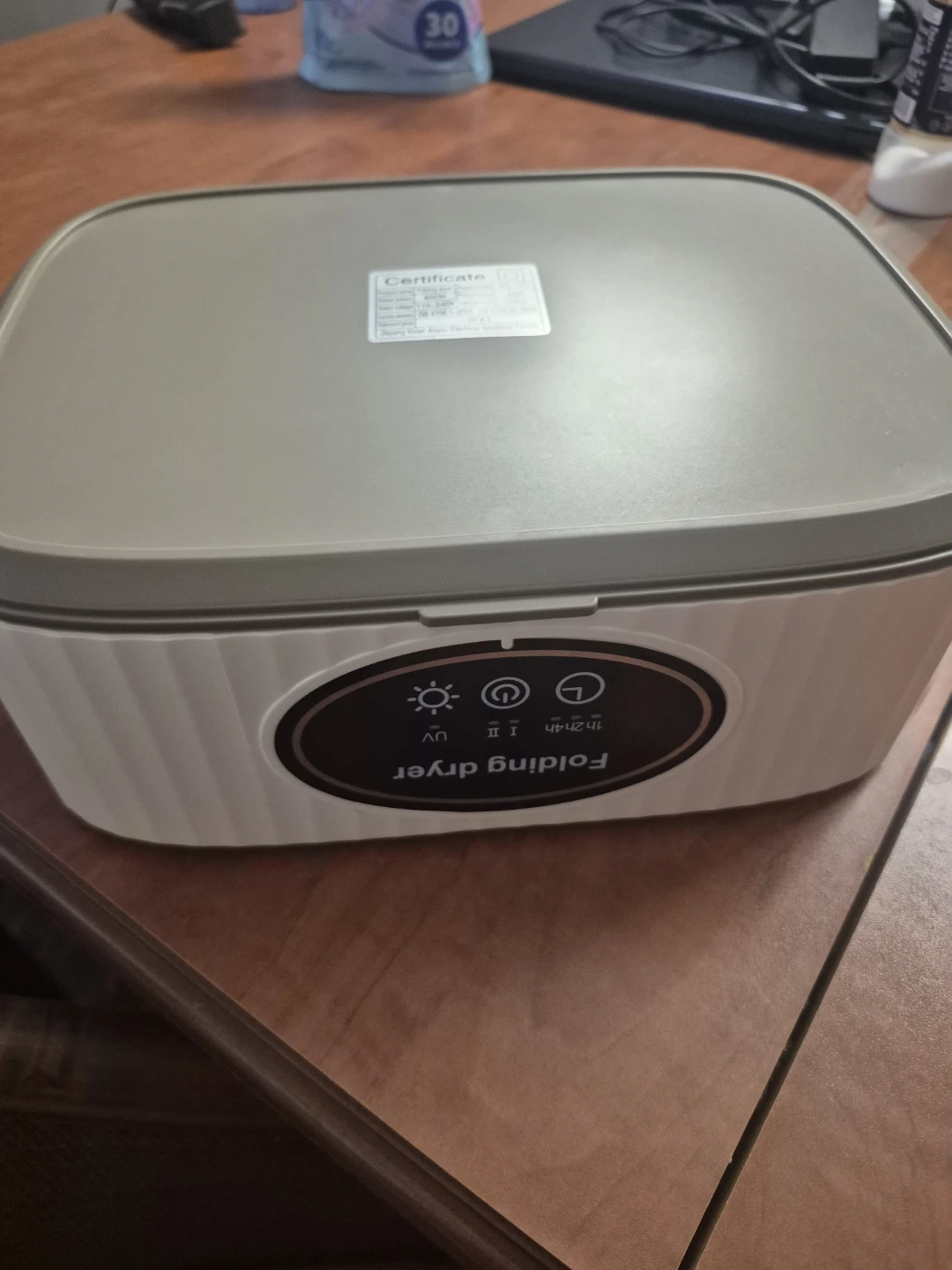Folding dryer machine