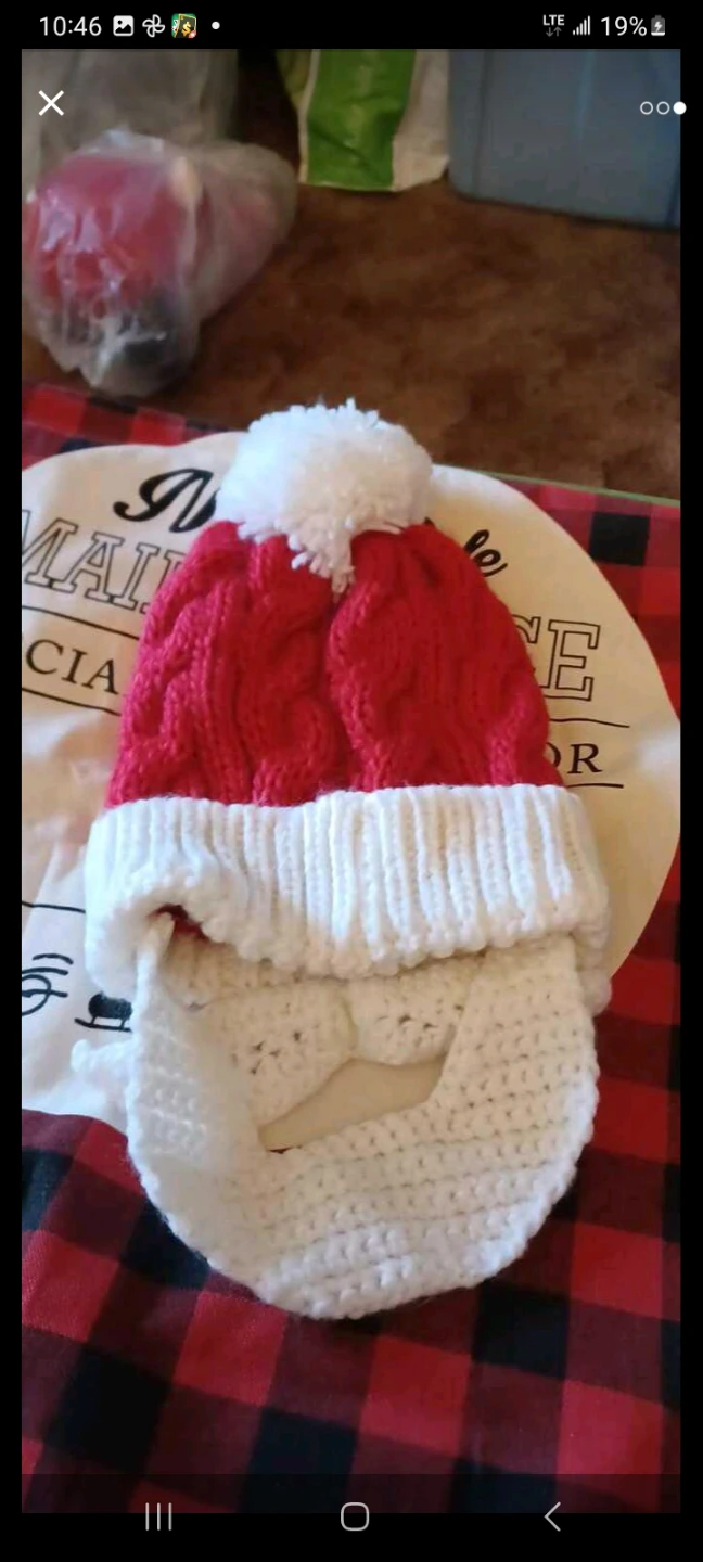 North Pole Mail Service Bag and Santa Hat - photo 2