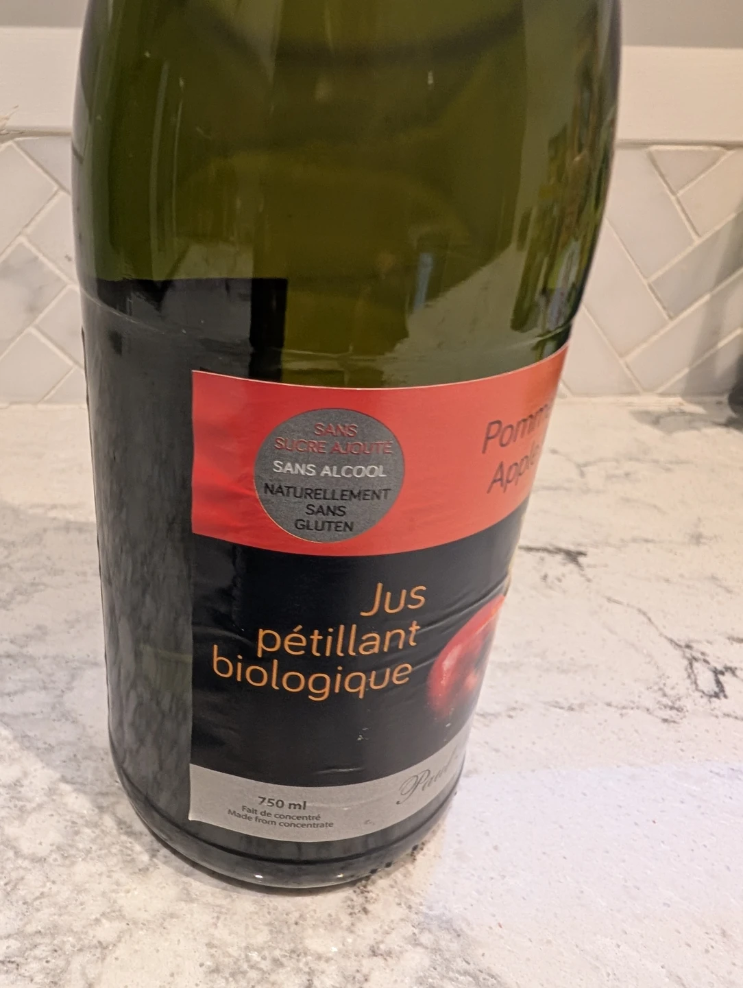 Paul Brassac Organic Sparkling Apple Pear Juice - photo 2