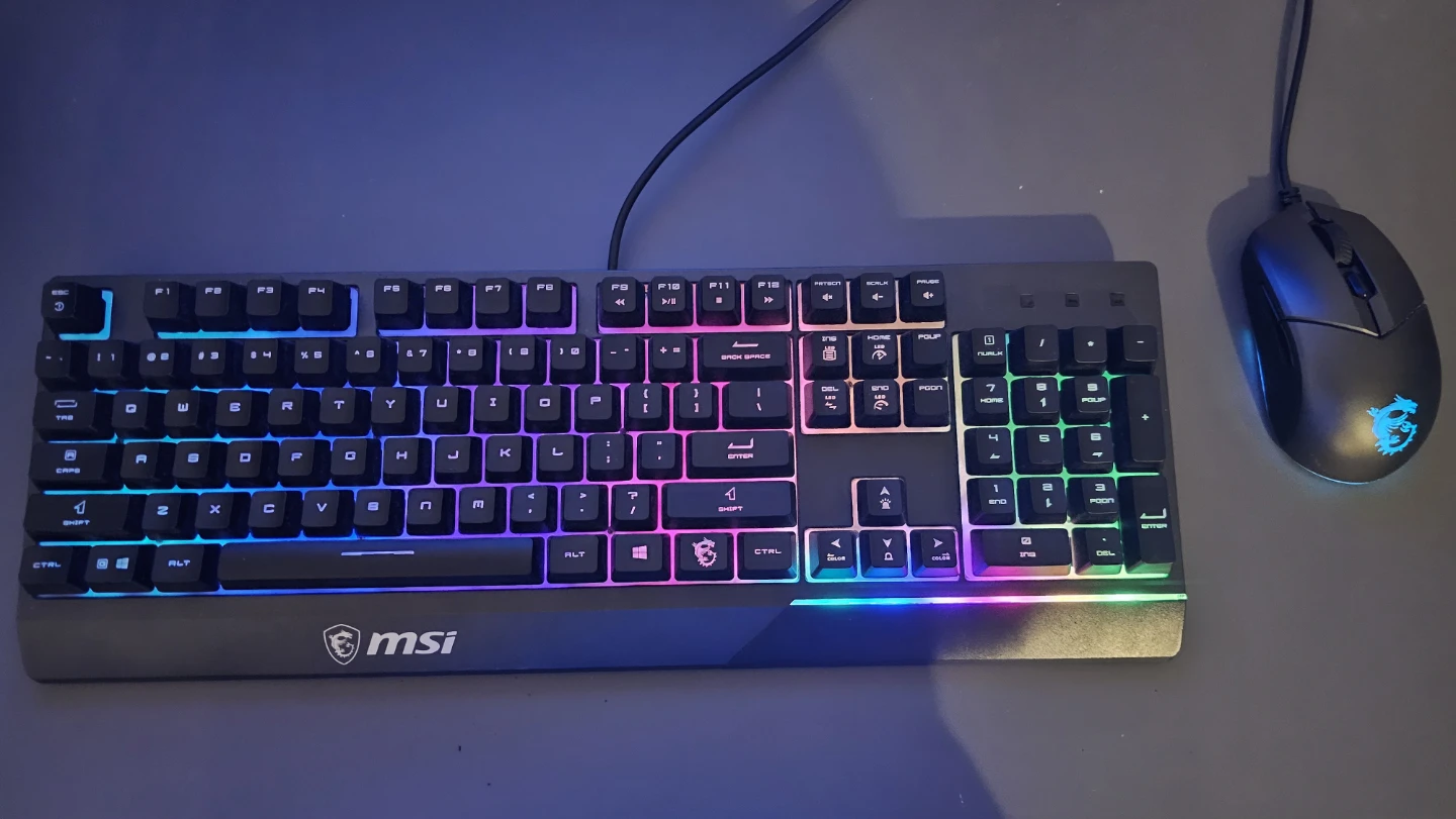 MSI Gaming Keyboard and Mouse Set