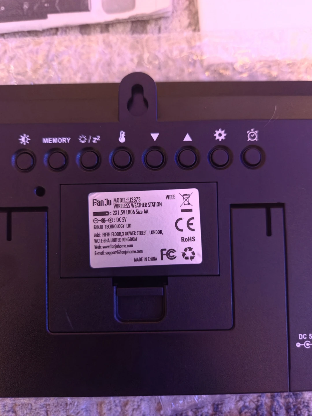 FanJu Wireless Weather Station FJ3373 - photo 2