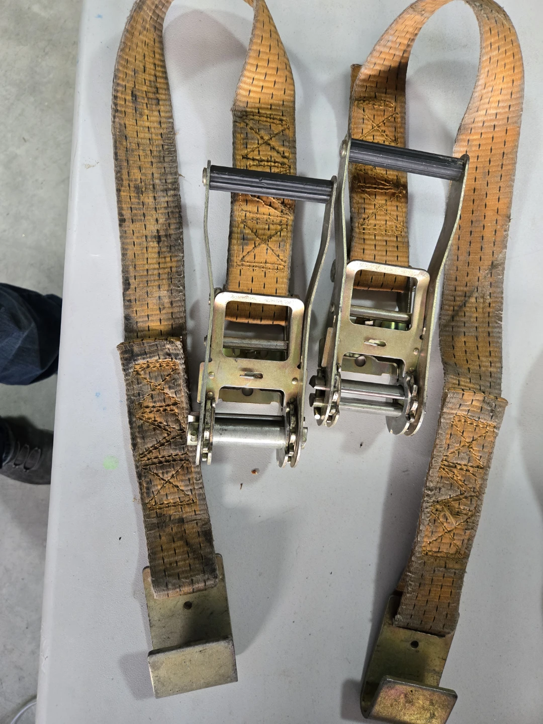 Set of 2 Heavy Duty Ratchet Straps