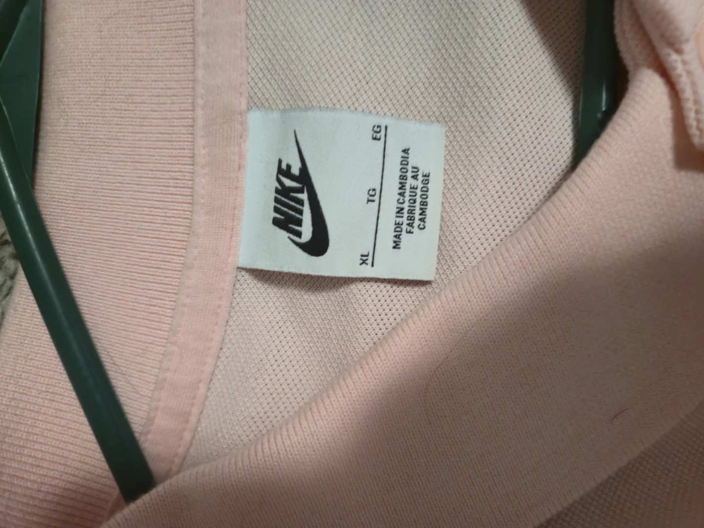 Nike Men's Polo Shirt Light Pink - photo 3